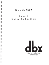 dbx 150X Owner's manual