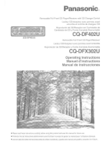 Panasonic CQDFX302U - AUTO RADIO/CD DECK Operating Instructions Manual