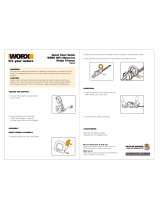 Worx WG268 Quick start guide