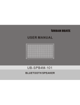 Urban Beatz UB-SPB4M-101 User manual