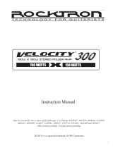 Rocktron Velocity 300 User manual