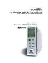 Rapsody RSH-100 User manual