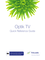 Telus Optik TV Quick Reference Manual