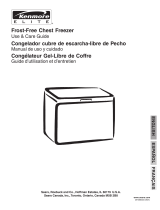 Kenmore Elite Frost-Free Chest Freezer User manual