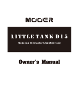 MOOER LITTLE TANK D15 Owner's manual