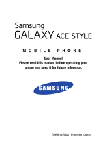 Samsung Galaxy Ace Style User manual