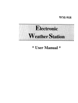 Oregon Scientific WM-918 User manual