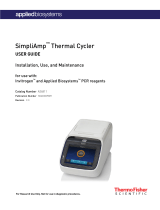 Applied Biosystems SimpliAmp Thermal Cycler User manual