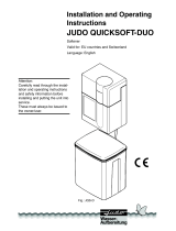 Judo QUICKSOFT-DUO Installation And Operating Instructions Manual