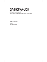 Gigabyte GA-890FXA-UD5 User manual