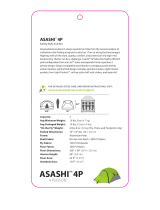 Nemo ASASHI 4P User manual