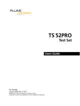 Fluke TS52PRO User manual