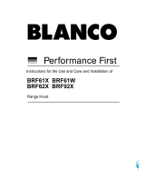BLANCO BRF61X User manual