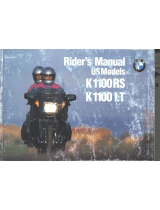 BMW K 1100 RS Rider's Manual