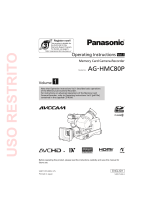 Panasonic AVCCAM AG-HMC80P Operating Instructions Manual
