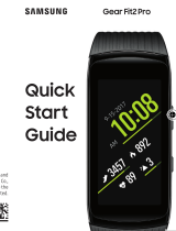 Samsung Gear Fit2 Pro Quick start guide