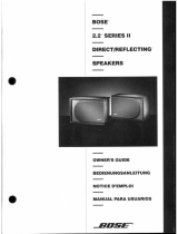 Bose 2.2 Series II Owner's manual