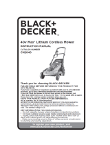 Black & Decker CM2040 User manual