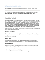 Amazon KINDLE D00701 - Information Manual