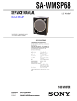 Sony SA-WMSP68 User manual