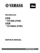 Yamaha WaveRunner VXR VX1800A User manual