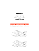 Fromm P328 User manual