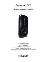 Supertooth Bluetooth Handsfree Kit User manual