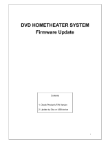 Samsung HT-TX55 Firmware Update Manual