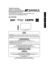 Sansui SLED4650 Owner's manual