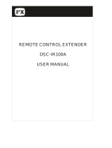 PX DSC-IR100A User manual
