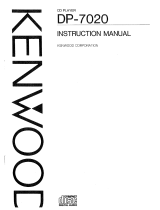Kenwood DP-7020 User manual
