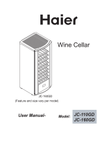 Haier JC-110GD User manual