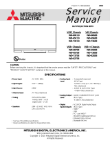 Mitsubishi Electric WD-65C10 User manual