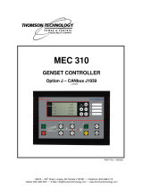 Thomson MEC 310#GENSET CONTROLLER OPTION J-CANBUS J1939 User manual