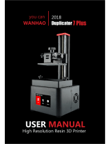 WANHAO Duplicator 7 Plus User manual
