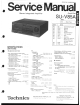 Technics SU-V85A - service User manual