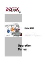 Distek 2500 Select Operating instructions