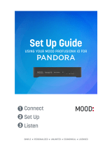MOOD ProFusion iO Pandora Quick start guide