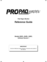 Propaq Encore 202el Reference guide