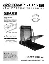 Pro-Form 585 TL User manual