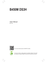 Gigabyte B450M DS3H User manual