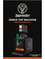 Jagermeister JEMUS TAP MACHINE Owner's manual