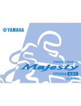 Yamaha MAJESTY YP250A Owner's manual