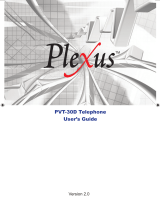 Plexus PVT-30D User manual