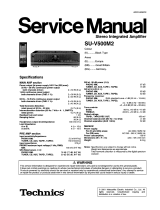 Technics SU-V500M2 User manual