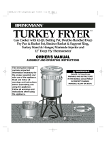 Brinkmann Turkey Fryer Owner's manual