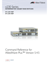 Allied Telesis AlliedWare Plus AT-x230-18GP Command Reference Manual