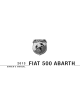 Fiat 2013 500 ABARTH Owner's manual