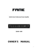 FAME QUAD Series QUAD- 4150 Owner's manual