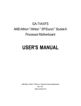 Fujitsu GA-7VAXFS User manual